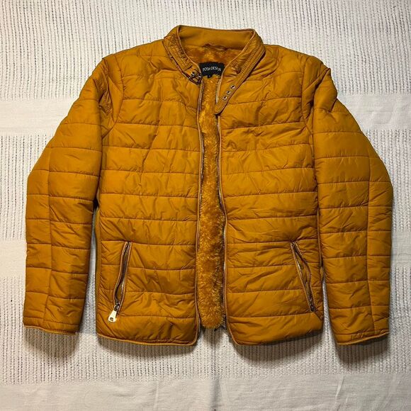 Source Unknown Jackets & Blazers - posh design darker yellow puffer